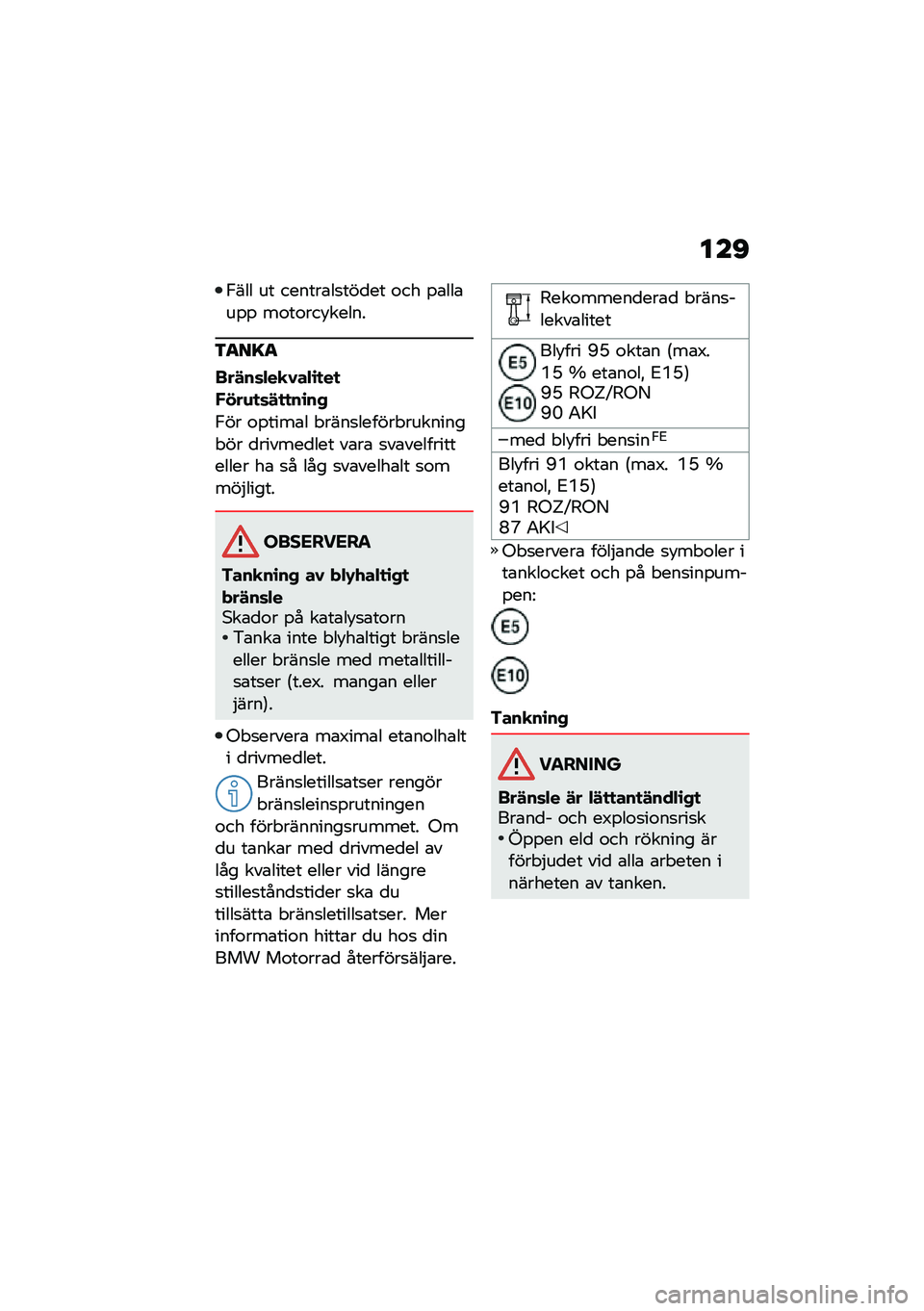 BMW MOTORRAD F 850 GS 2021  Instruktionsbok (in Swedish) ���C
�,��� �� ������\b��
���
�� �\f�� �%�\b���\b��%�% ��\f��\f���!�����
�3�
��=�
���!��	�"��
�0��"�\b�
��

����\f�
�	�!�
�
��\b��+
�,�� �\f�%����\b� �