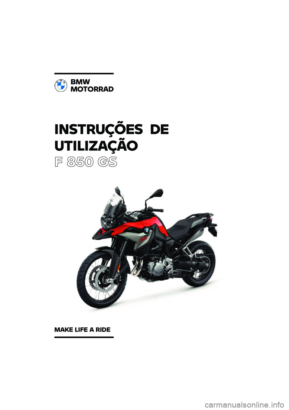 BMW MOTORRAD F 850 GS 2021  Manual do condutor (in Portuguese) 
