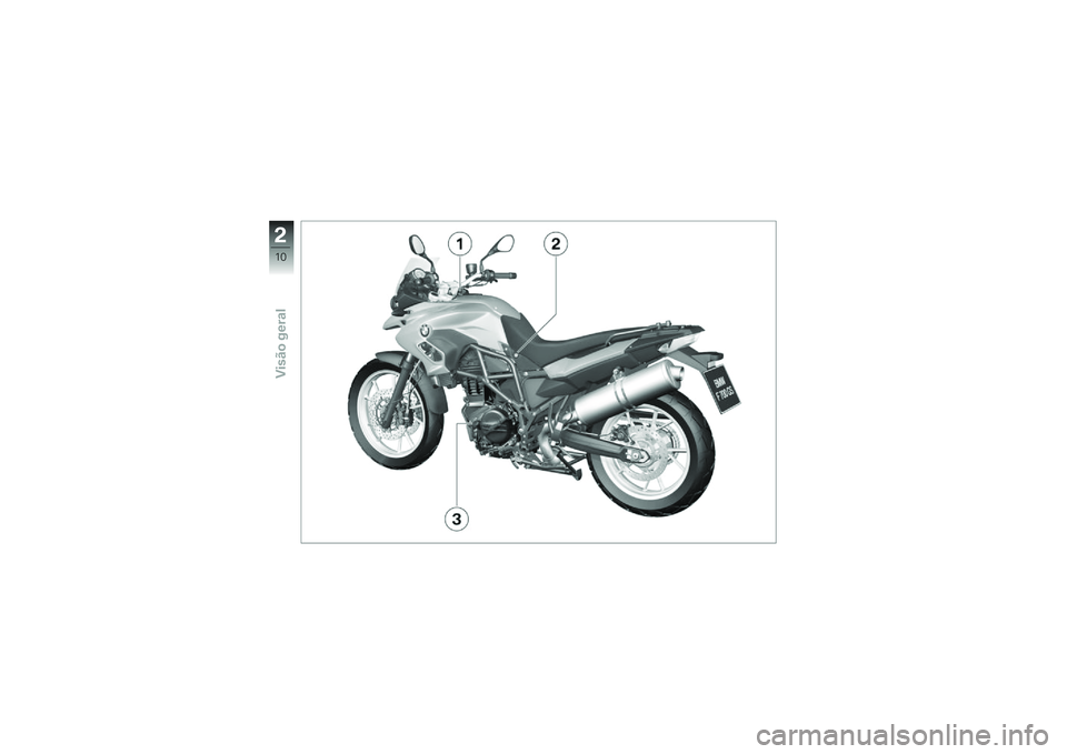 BMW MOTORRAD F 700 GS 2013  Manual do condutor (in Portuguese) �
�2�1
�(���� �
�����\f�! 