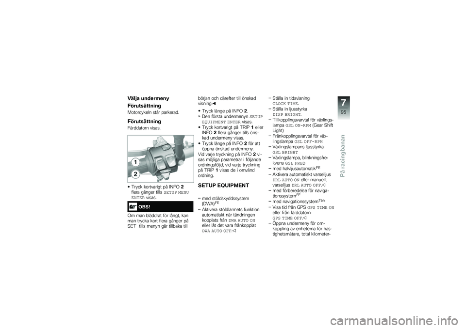 BMW MOTORRAD S 1000 XR 2018  Instruktionsbok (in Swedish) ����3� ����
��	�
��9
�8����\f���\f�\f��
�� 
��\f��\f��� ���� �
��� �%�\b�����\b�
�
�8����\f���\f�\f��
�� 
�3���
�
�\b��\f�� ���
�\b�
�
�5�� �� ��\f�