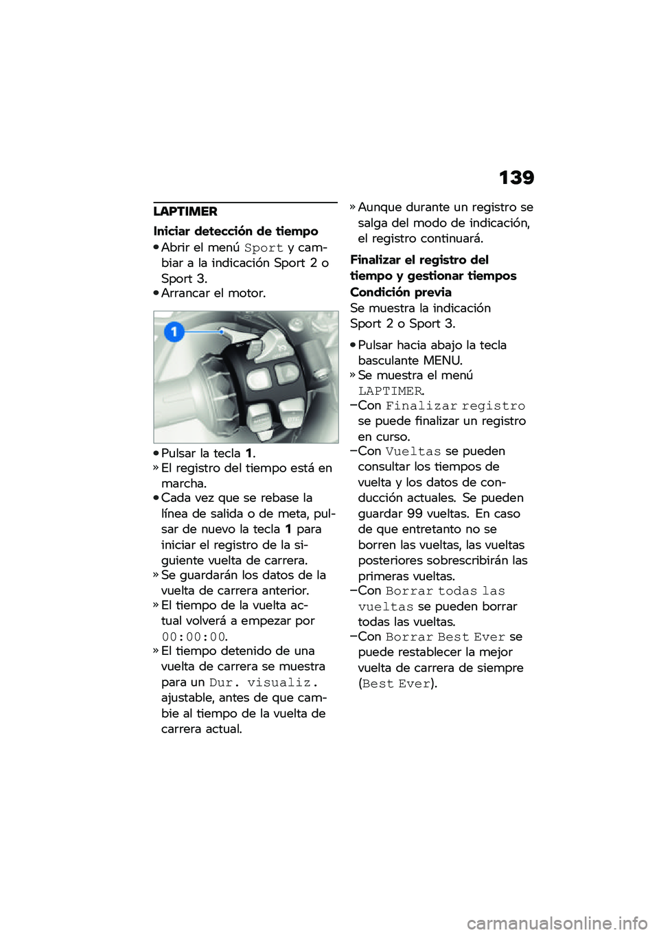 BMW MOTORRAD M 1000 RR 2021  Manual de instrucciones (in Spanish) �
�D�A
���F��\f���
������� ���	������ �� �	���
�(�
�+��	��	 �� �
���-�/�(���� ���
�&����	 � �� ���������� �,���	� �. ��,���	� �>��+�	�	��