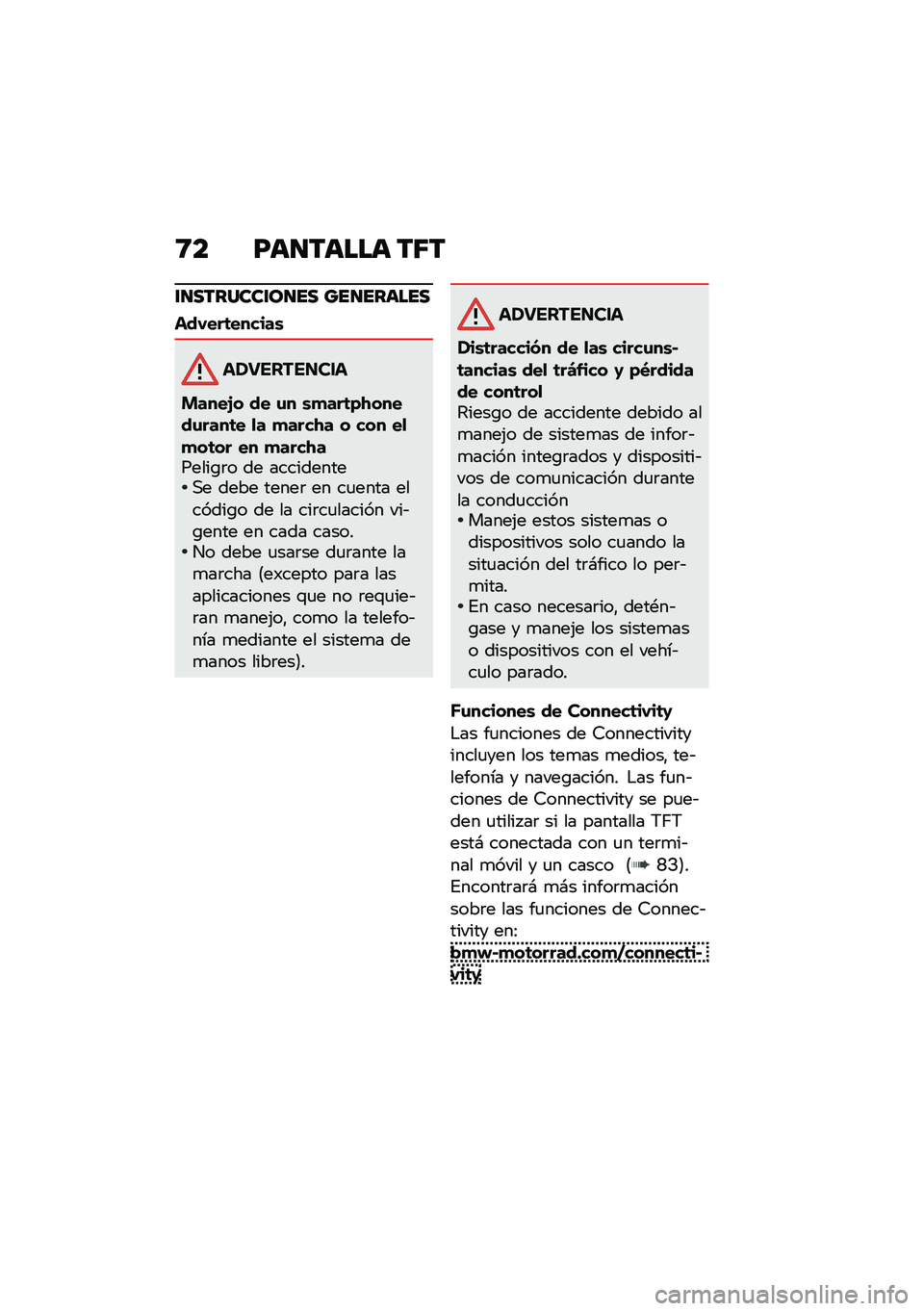 BMW MOTORRAD M 1000 RR 2021  Manual de instrucciones (in Spanish) �<� �F��
����� ��6�
�\f�
�������\f��
�� ���
������
���,���	������\b
�����������
�����H� �� �\f� �\b�
���	�(�-�����\f����	� �
� �
���