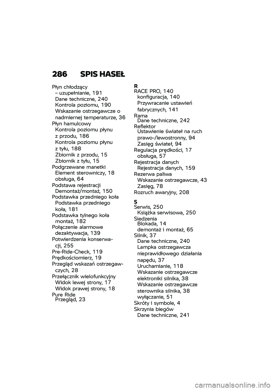 BMW MOTORRAD M 1000 RR 2021  Instrukcja obsługi (in Polish) ��E�7 ��@�� �S����M
�(��� ��#���
��)���b �������������
 �E�O�E�+��� ����#�������
 �0�I�G�6������� ������\b��
 �E�O�G��������� ������