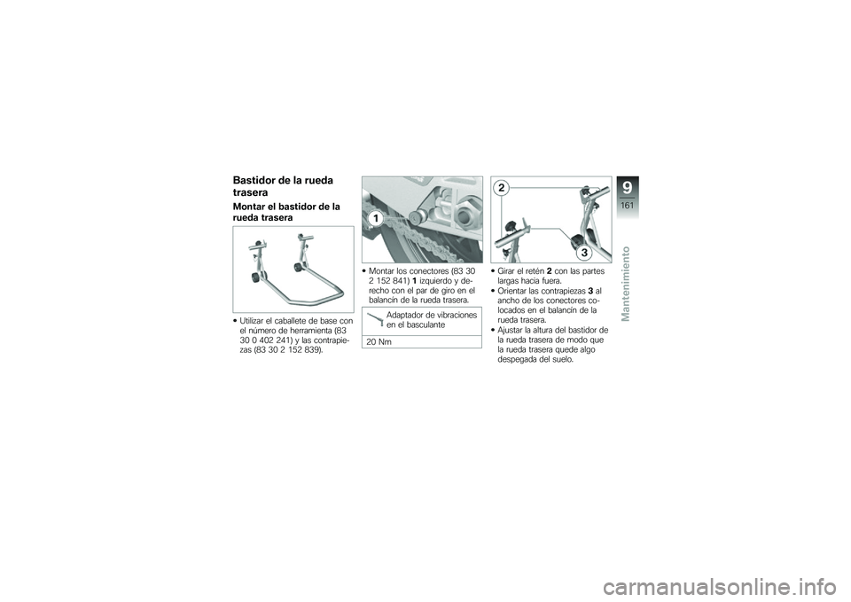 BMW MOTORRAD HP 4 2013  Manual de instrucciones (in Spanish) ��	�����\b� �� ��	 �����	
���	����	
�
�\b���	� �� �2�	�����\b� �� ��	
�����	 ���	����	
�A����� ��	 �� ��������� �� ���� ����� ��D�
�