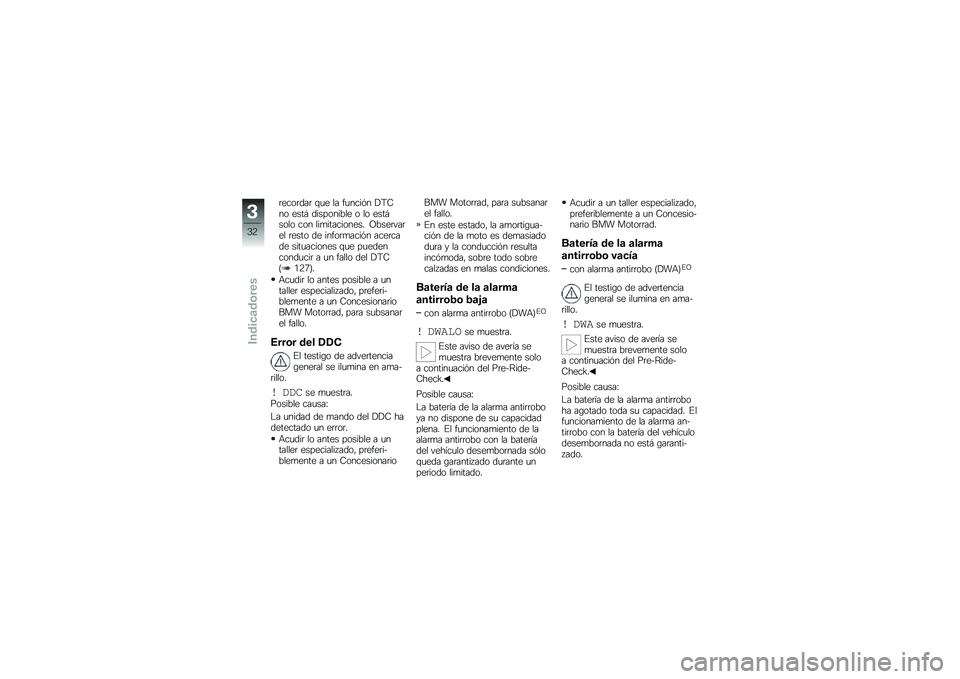 BMW MOTORRAD HP 4 2013  Manual de instrucciones (in Spanish) �	����	���	 �\f�
� �� ��
����&� �!�9�7�� ����# ���������� � �� ����#���� ��� ���
���������� �@����	���	�� �	���� �� �����	�
���