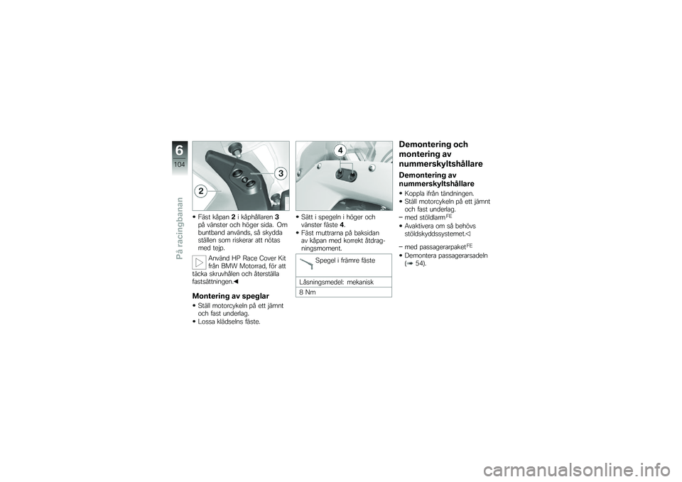 BMW MOTORRAD HP 4 2013  Instruktionsbok (in Swedish) �/��
� ���%�\b��� ���%�����\b����+�%� ����
��� �\f�� ����� �
��
�\b� �-��"����"�\b��
 �\b�����
�
�! �
� �
�� �
�
�\b�
������ �
�\f� ���
����\b� 