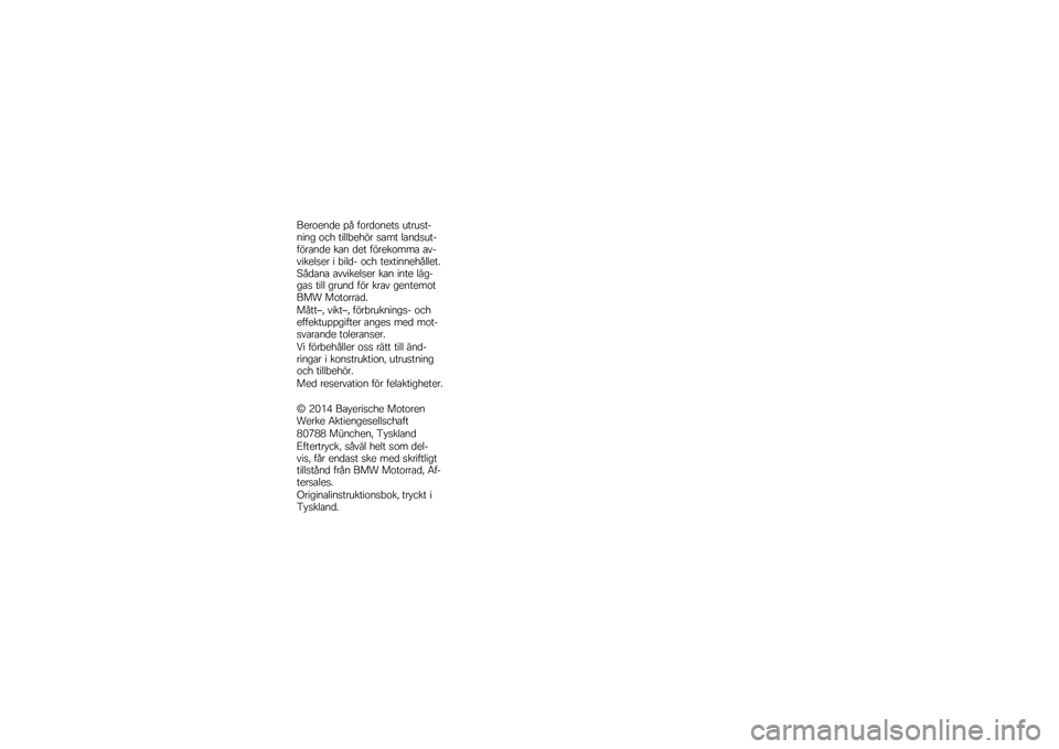 BMW MOTORRAD HP 4 2013  Instruktionsbok (in Swedish) �%�����\f�� ��& ������\f���
 �
���
�
��#�\f��\f� ���\b �����(��\b� � �
�	�� ��	�\f��
�
��#�� ��	�\f�� ��	�\f ��� �� �������	 �	��#������
�� � �(