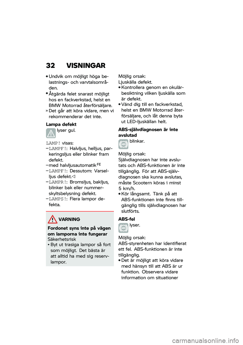 BMW MOTORRAD C 400 GT 2021  Instruktionsbok (in Swedish) �F� ��������
�
�>��
��� �\f� ���$���� ����\b � ����\b�
������
� �\f�� ��\b����\b��
�\f�����
���
�3�����
�\b ����� �
��\b��\b�
� ���$����