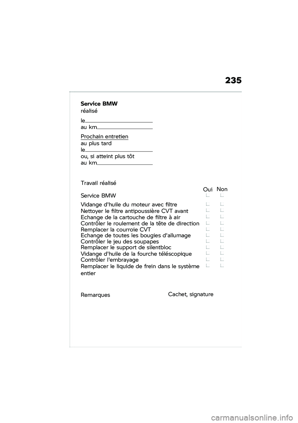 BMW MOTORRAD C 400 GT 2020  Livret de bord (in French) ��C�1
��
���
��
 ��� 
��\b���\f��\b
��	�� �X�
�E���
���\f� �	����	��\f�	��� ���� ������	���* ��\f ����	�\f�� ���� ��=��� �X�
�B�����\f� ��\b�
