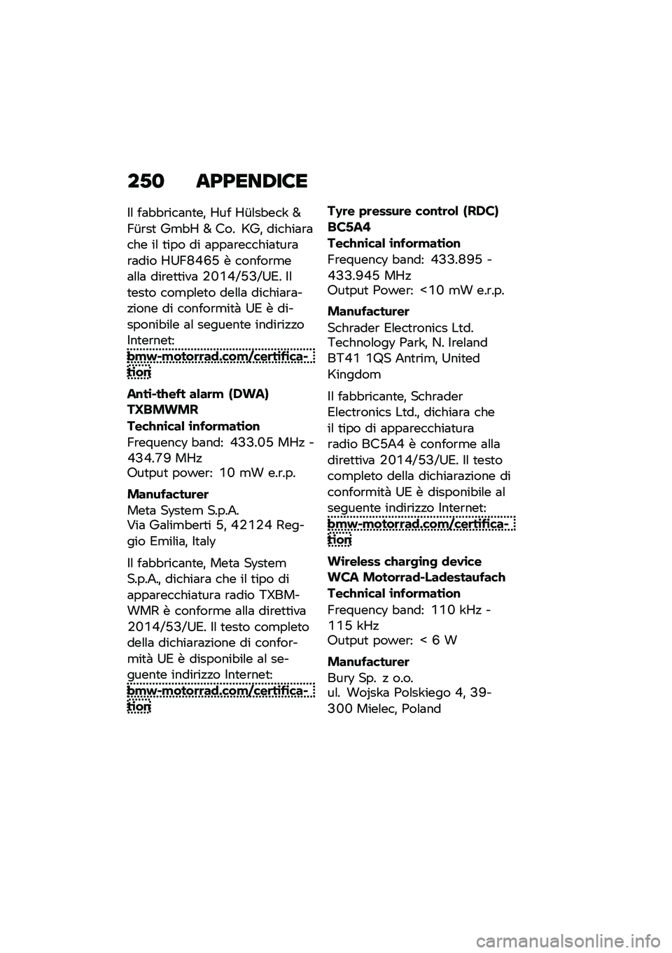 BMW MOTORRAD C 400 X 2021  Libretto di uso e manutenzione (in Italian) ��*�
 ������,��6�
�$�\f ��	�"�"�\b���	��
��% �Y�� �Y�?�\f��"���W �d�E�?�\b��
 �8�
�"�Y �d ��� �T�8�% ������	�\b�	��� ��\f �
��� �� �	���	�\b������	�
��\b�	�