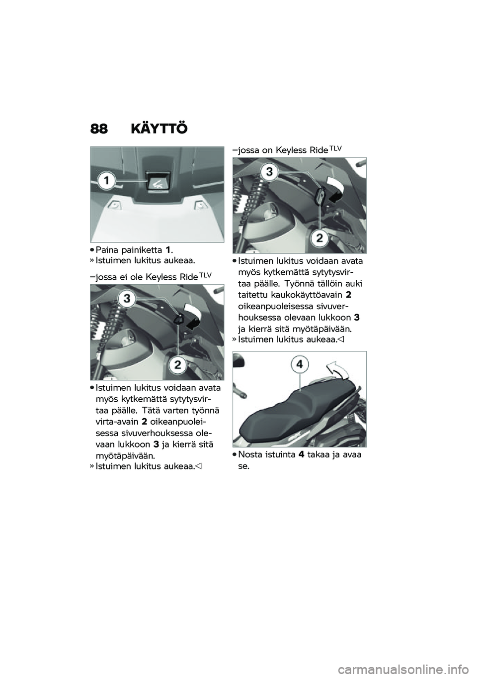 BMW MOTORRAD C 400 X 2021  Käsikirja (in Finnish) �:�: �8�����C
�-�
���
 ��
�����\b���
�.��9������\b� �
������ �
���\b�
�
�
�����
 �\b� ��
�\b ��\b� �
�\b�� �@���\b���0
�9������\b� �
������ �\f��