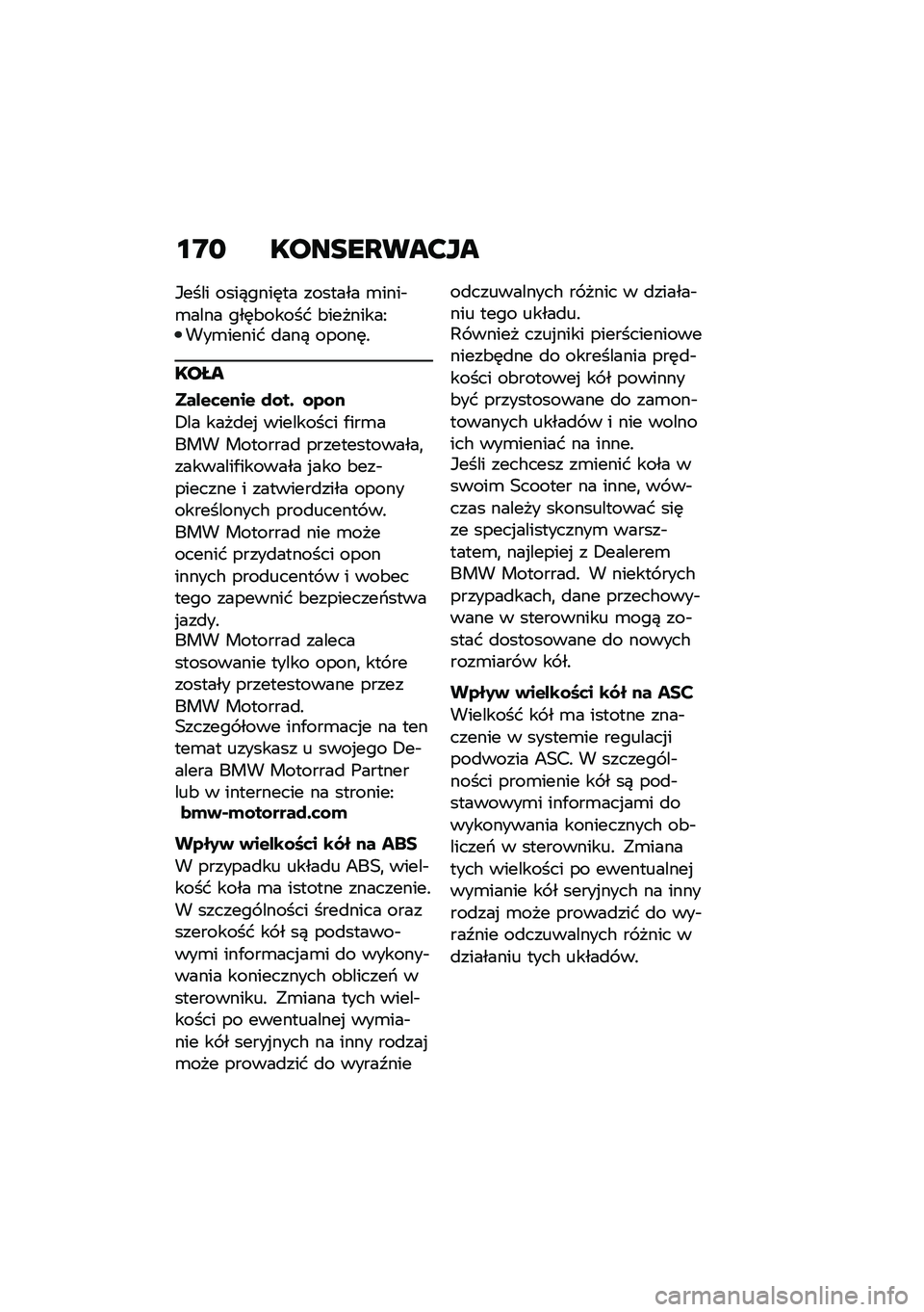 BMW MOTORRAD C 400 X 2020  Instrukcja obsługi (in Polish) �\f�D�
 ������O���B��
�*���� ����)����	�� ������� �\b����$�\b���� ���	�&����� �&��������G���\b����� �
���) �����	�!
���M�
����&�	�&�