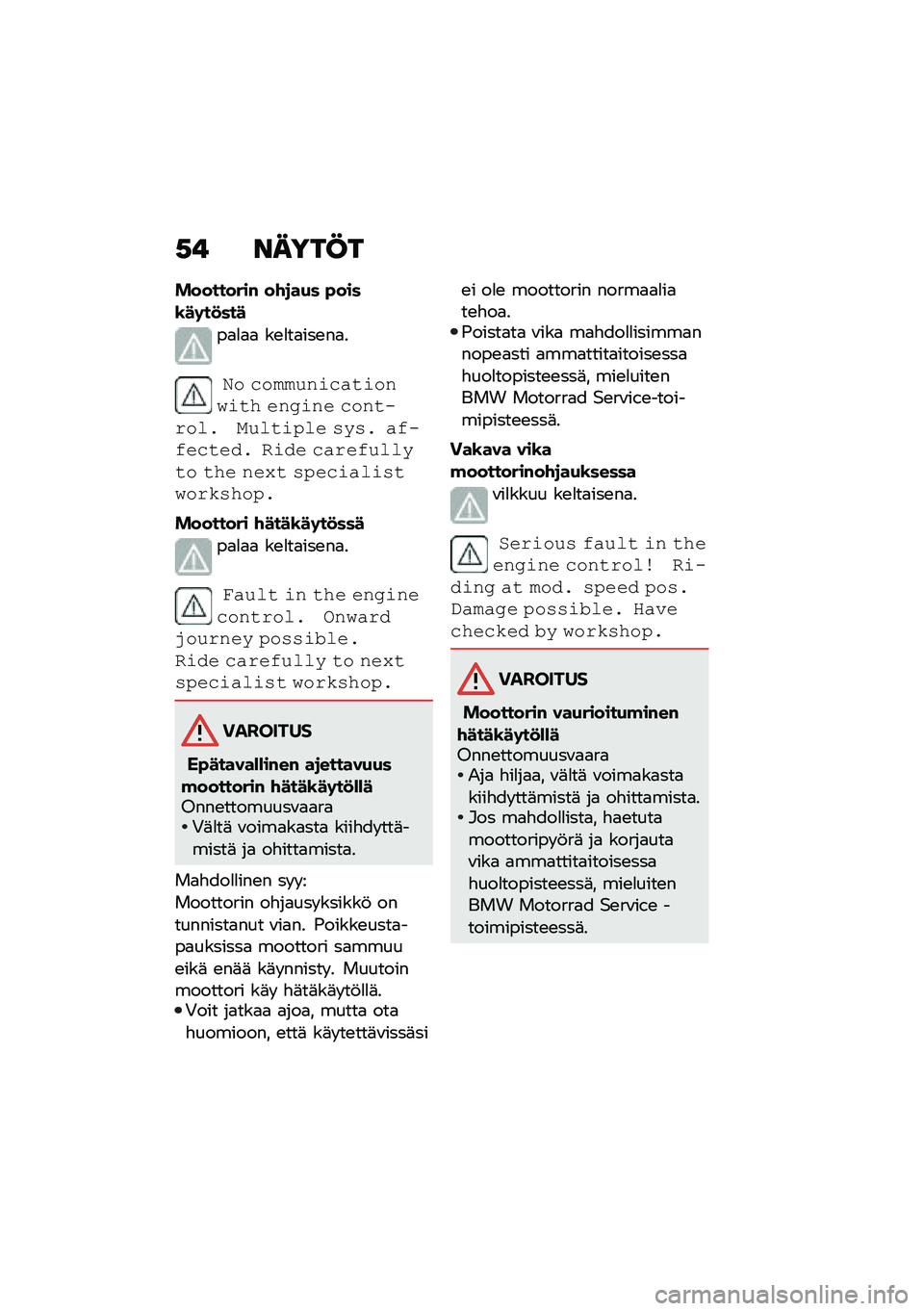BMW MOTORRAD C 400 X 2020  Käsikirja (in Finnish) �,�! �����C�
���������# ��\f�
��+� �"����\b��	��
���
��
�
�
�
 ��\b�
��
���\b��
�
�.� �����-� ���"���� �)��� �� �#�� � ��� ���!���$ ��-����,��