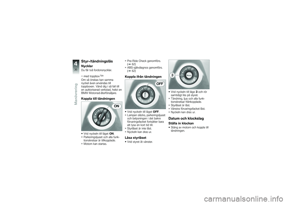 BMW MOTORRAD C 650 GT 2014  Instruktionsbok (in Swedish) �)�\f�*���<�\f�����
������
�=�*�����
�$�\f ��� ��� ����
�����#���	��� 
���
 �����"���4�"�
�(� �� ������ ��� �������#����	 ���� ���