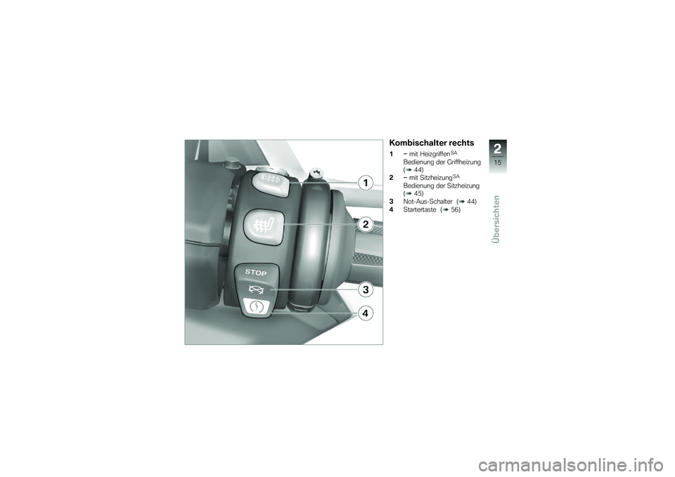 BMW MOTORRAD C 650 GT 2012  Betriebsanleitung (in German) �8���
��������\b� ��\b����
���� �$���%�������\b�
�;
������\b��\b� ��� �>��������%��\b��G�0�0�H
���� �
���%����%��\b��
�;
������\b��\b� �
