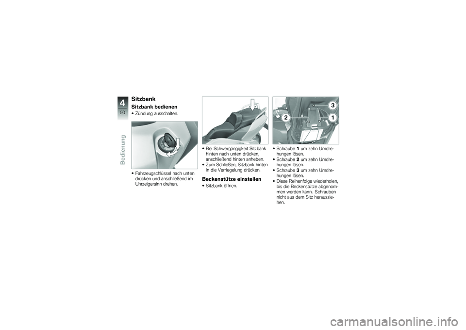 BMW MOTORRAD C 650 GT 2012  Betriebsanleitung (in German) �2����
��	�
�2����
��	� �
�\b�$��\b�	�\b�	
�D��\b���\b� �\f��	�	���\f�!���\b�
��\f���%����	���!��	�	��! �\b�\f�� ��\b���\b�����*��\b ��\b� �\f�\b�	���!��