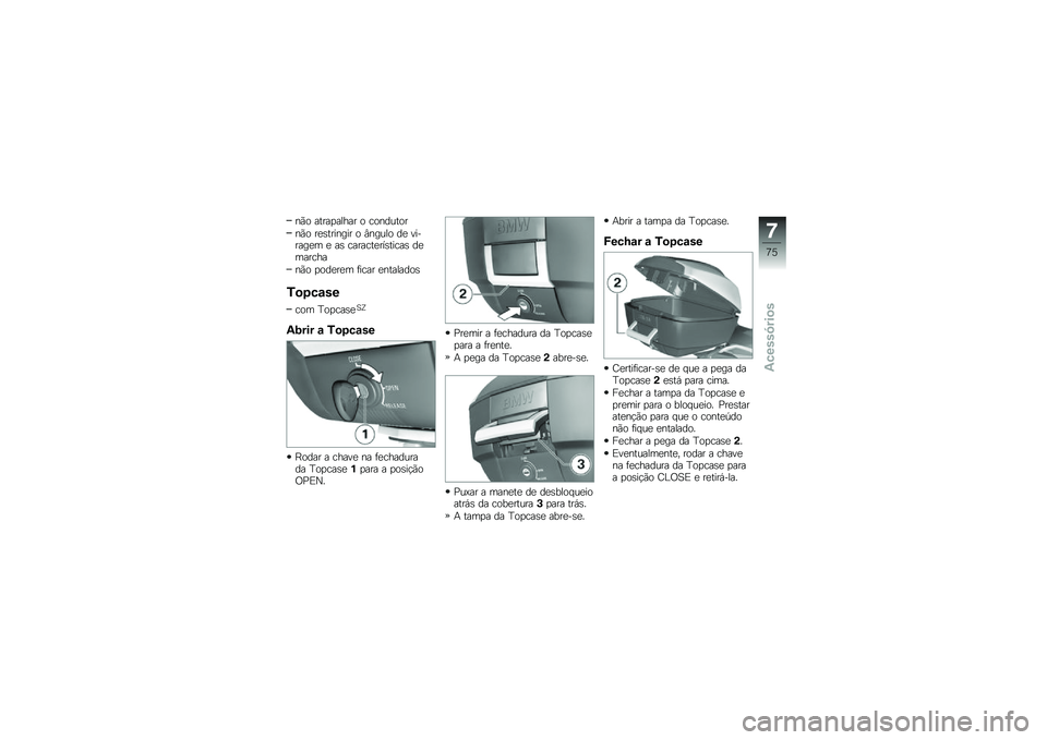BMW MOTORRAD C 650 GT 2012  Manual do condutor (in Portuguese) �
�+�\b ��\f�������� �\b ��\b�
���\f�\b�
�
�+�\b ���	�\f���
��� �\b �L�
����\b �� �������� � ��	 ������\f����	�\f����	 ��������
�
�+�\b ��\b���