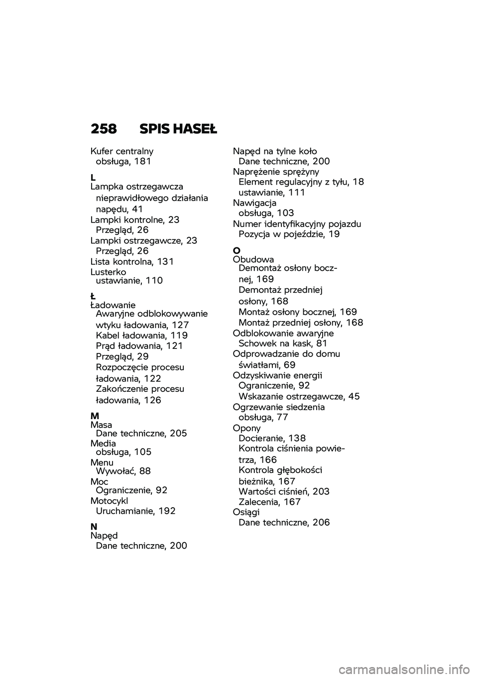 BMW MOTORRAD CE 04 2021  Instrukcja obsługi (in Polish) ��0�D ��@�� �T����M
�7��-�� �����������&������
 �R�P�R
�L�W��\b��� ���������������������
������ �
������������	�
��
 �L�R�W��\b���