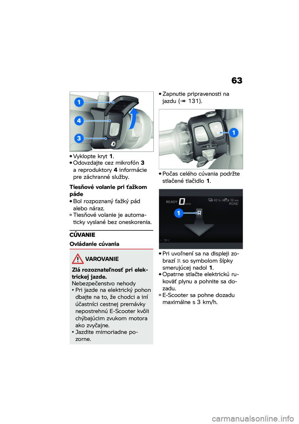 BMW MOTORRAD CE 04 2021  Návod na používanie (in Slovak) �6�U
�4������� �����<�!�"�������%�� � �� �
�����/�=�$�@� �������������B��$�/���
�� ����� ��� ����$�$�+ ����
�#��!
�.�\f�
��8��� ���!�	��\