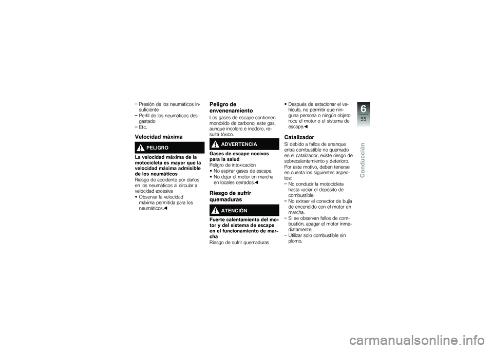 BMW MOTORRAD G310 R 2018  Manual de instrucciones (in Spanish) ��	����&� �� ��� ���
�
�#����� �����
��������
���	��� �� ��� ���
�
�#����� �����\b������
�%���
�"���\b�
���	� ��F�B���	
�8�4�9��:�7�