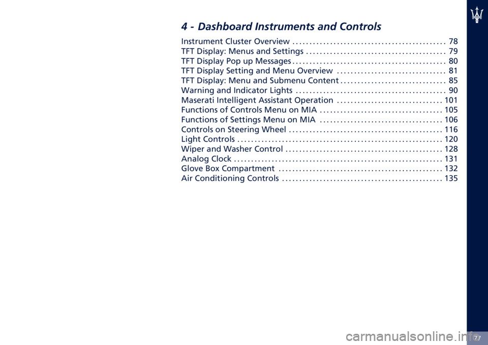 MASERATI GHIBLI 2021  Owners Manual �6�6
�+ � �%����,����	 ������
����� ���	 ��������
�.�	�������	� ������� ��
���
��� � � � � � � � � � � � � � � � � � � � � � � � �