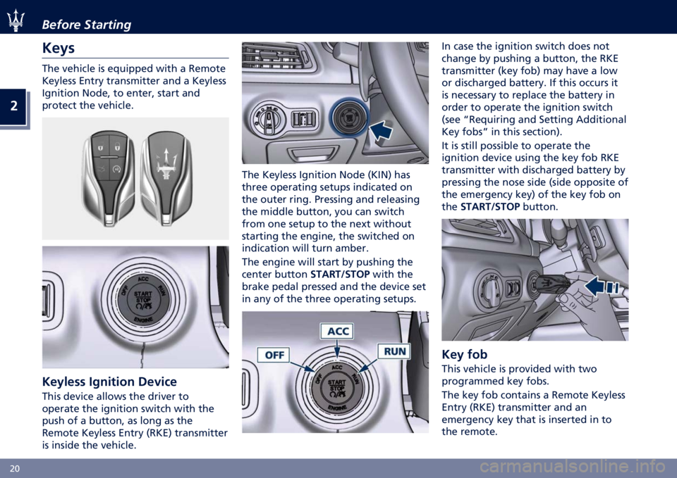 MASERATI GHIBLI 2020  Owners Manual �
�)�@ ������ �*�������"
�<��*�
��� �
������ �� ��!������ ���� � �A�����
�4������ �G�	��� ����	������� ��	� � �4������
�3�
�	��