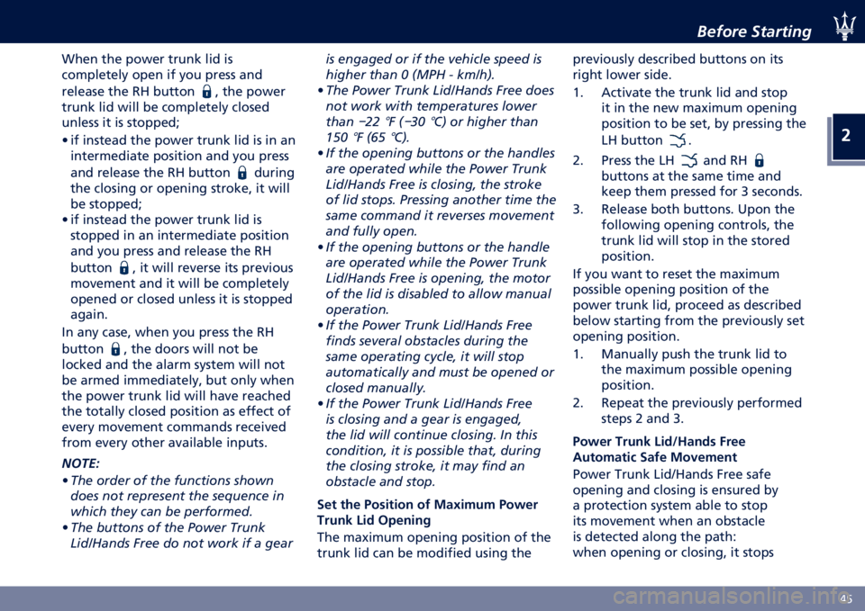 MASERATI GHIBLI 2020  Owners Manual �
�7�&
������ �*�������"
����	 ��� ����� ����	� ��� ��
���������� ����	 �� ��� ����� ��	�
������� ��� �A�H ������	 � ��� �