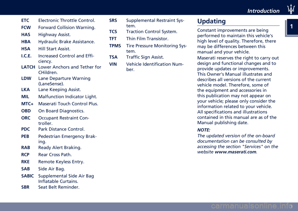 MASERATI QUATTROPORTE 2020  Owners Manual �
�9
������	�
�����
�)�7� �G�������	�� �������� ���	�����
�+��. �"������ ���������	 ����	��	�
�
�;�
�" �H��
���� �7������
�;� �
 �H��