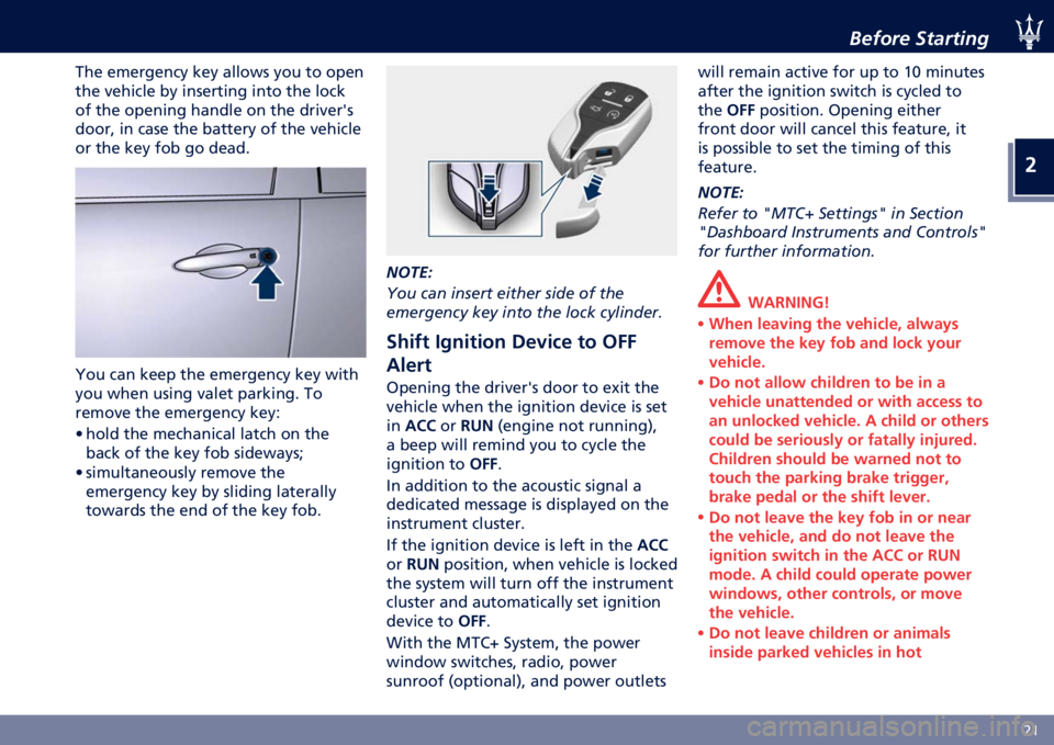 MASERATI QUATTROPORTE 2020  Owners Manual �
�)�>
������ �*�������"
��� �����
��	�� ��� ������ ��� �� ����	
��� �
������ �� ��	������	�
 ��	�� ��� ����
�� ��� ����	��	
