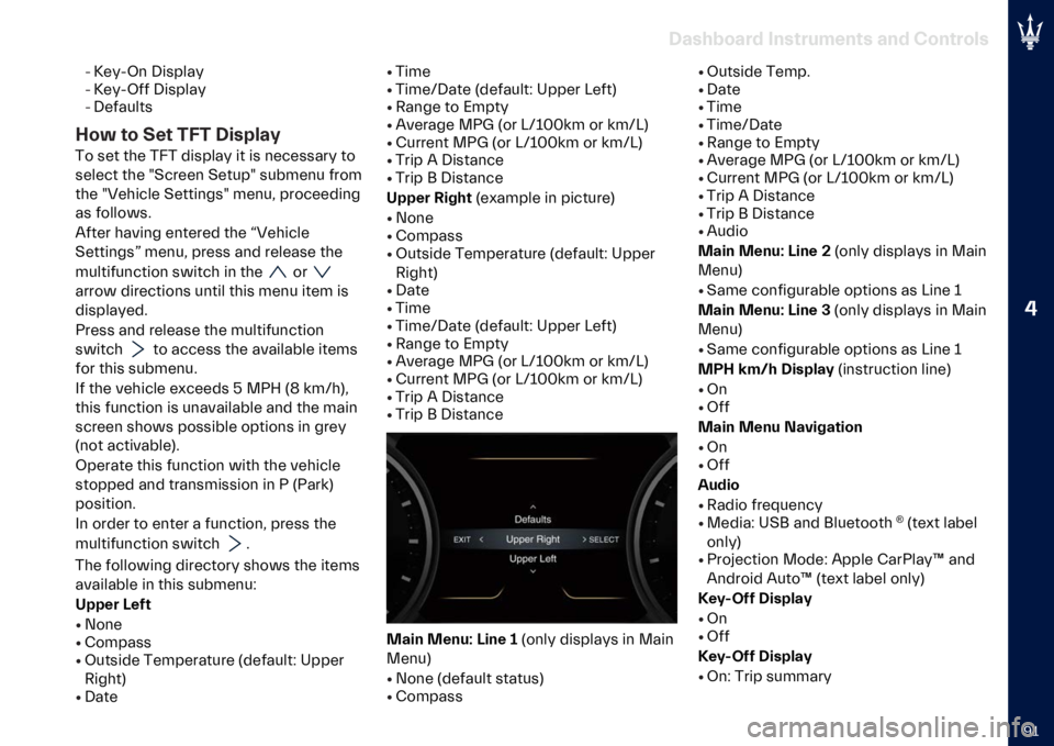 MASERATI QUATTROPORTE 2023  Owners Manual �
�G�H
��
���)��
�� �"�������
��� �
�� �*�������
� �5�����	 �+������
� �5������ �+������
� �+�������
�A�� �� �(�
� �3�>�3 ������
�,
�
