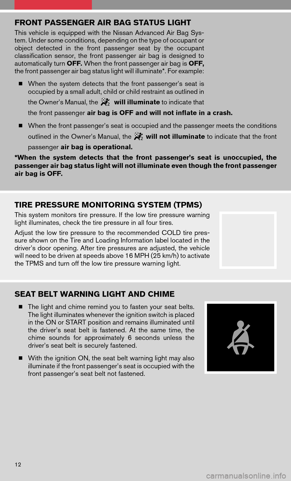 NISSAN VERSA HATCHBACK 2009 1.G Quick Reference Guide 