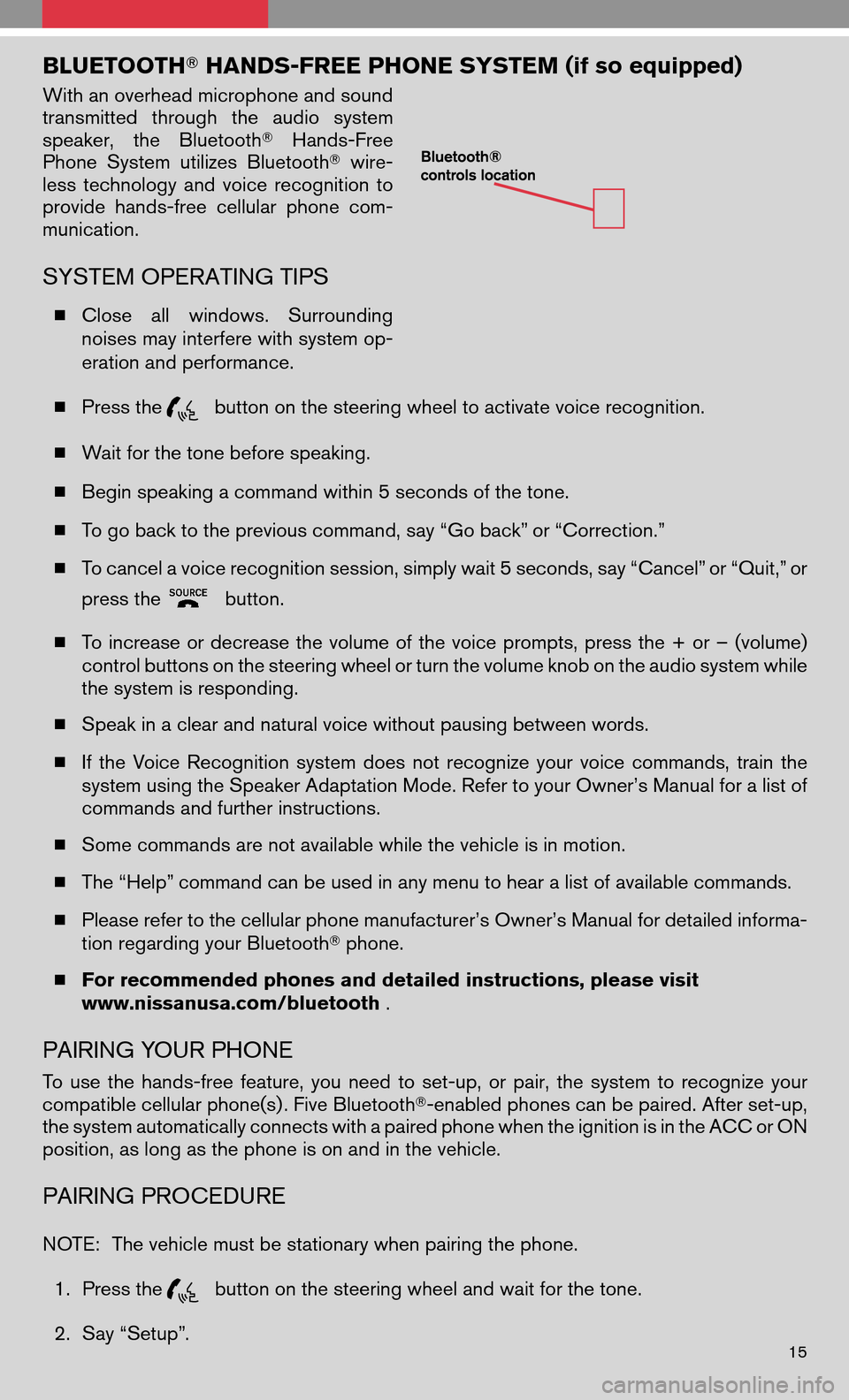 NISSAN VERSA HATCHBACK 2009 1.G Quick Reference Guide 