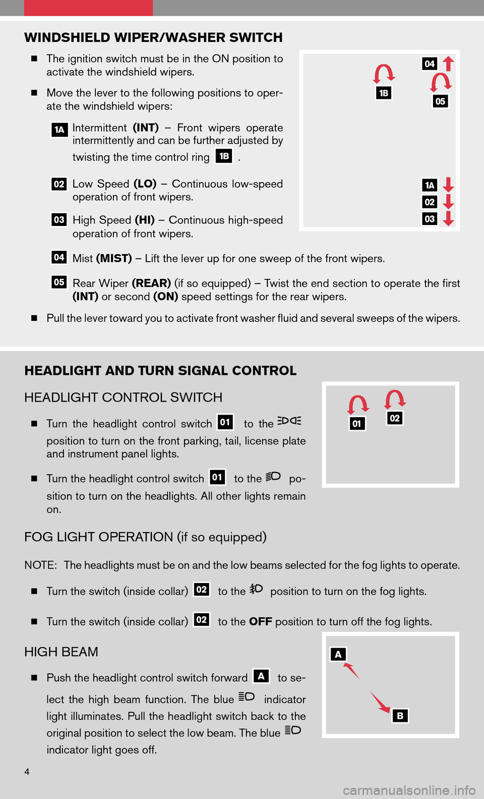 NISSAN VERSA HATCHBACK 2009 1.G Quick Reference Guide 