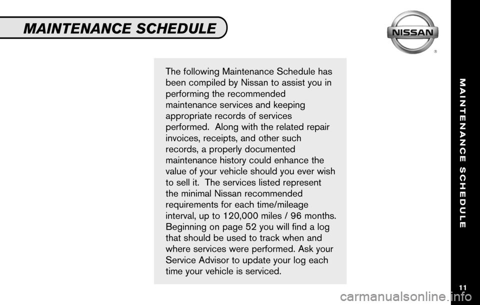 NISSAN VERSA HATCHBACK 2010 1.G Service And Maintenance Guide 