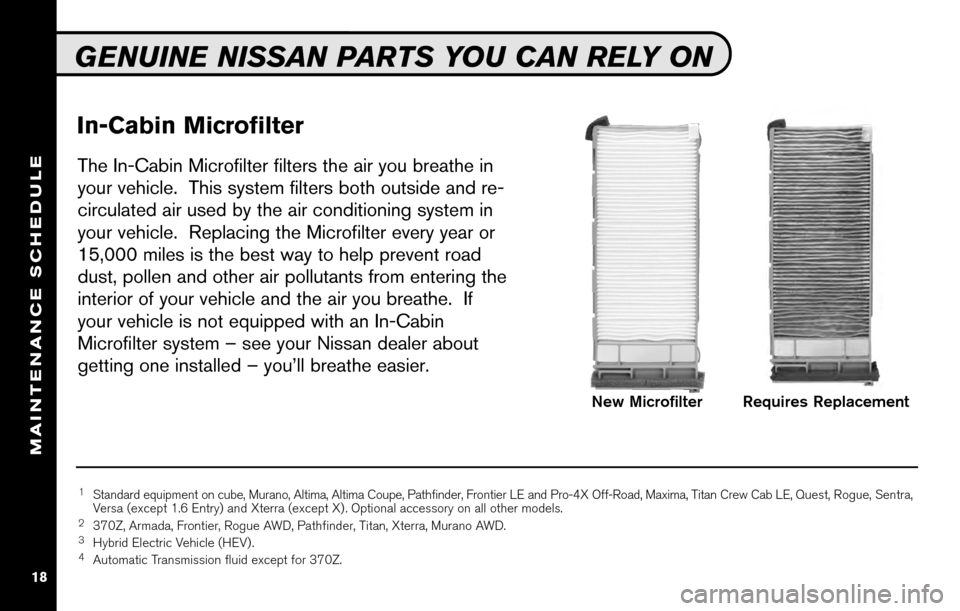 NISSAN VERSA HATCHBACK 2010 1.G Service And Maintenance Guide 