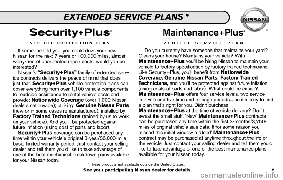 NISSAN VERSA HATCHBACK 2010 1.G Service And Maintenance Guide 