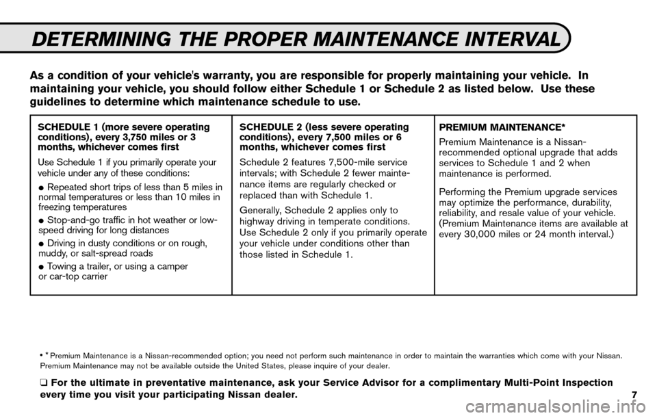 NISSAN VERSA HATCHBACK 2010 1.G Service And Maintenance Guide 