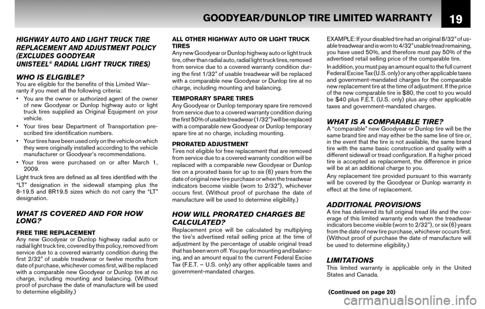 NISSAN CUBE 2010 3.G Warranty Booklet 