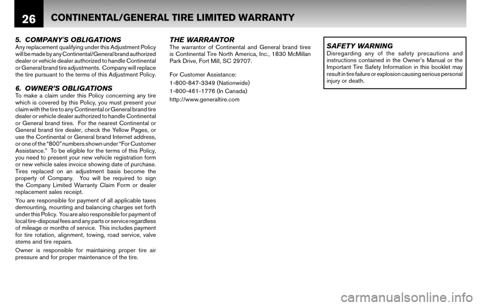 NISSAN CUBE 2010 3.G Warranty Booklet 