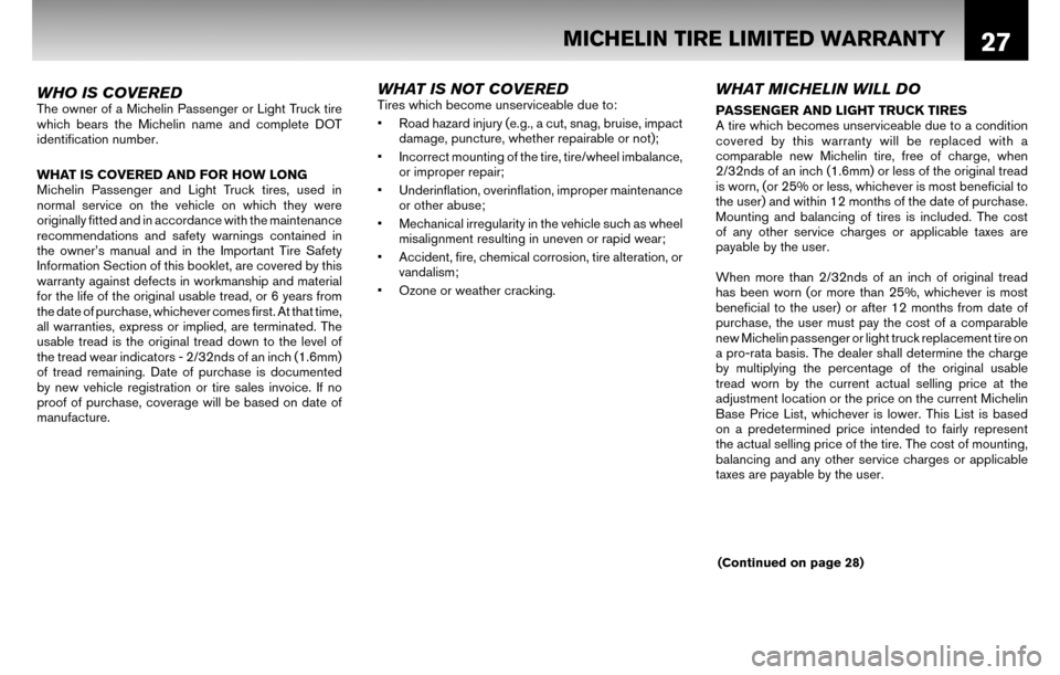 NISSAN CUBE 2010 3.G Warranty Booklet 