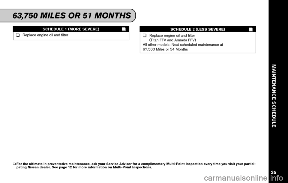 NISSAN XTERRA 2011 N50 / 2.G Service And Maintenance Guide 