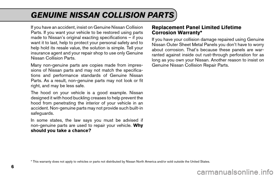 NISSAN XTERRA 2011 N50 / 2.G Service And Maintenance Guide 