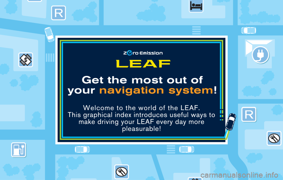 NISSAN LEAF 2013 1.G Navigation Manual 