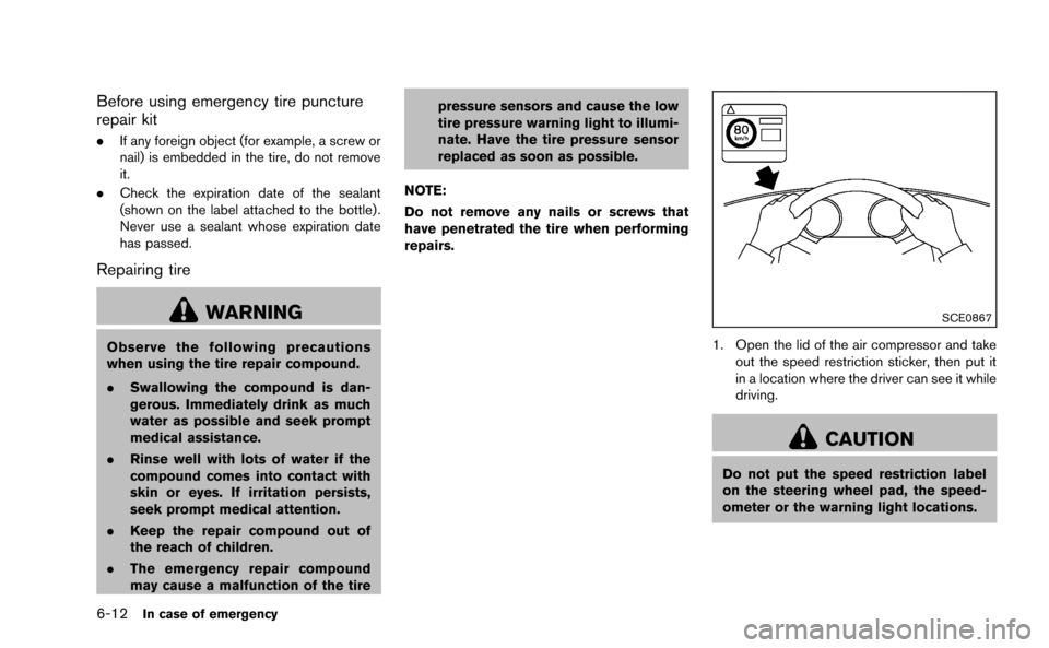 NISSAN MURANO 2014 2.G Owners Manual 