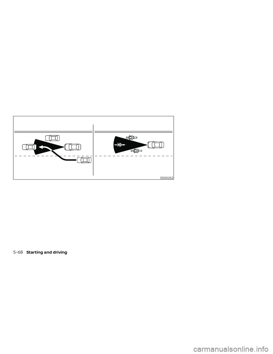 NISSAN VERSA NOTE 2020  Owner´s Manual SSD0252
5-68Starting and driving 
