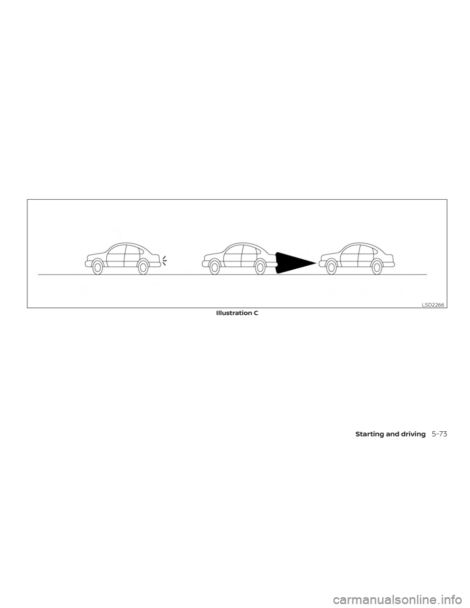 NISSAN MURANO 2018  Owner´s Manual Illustration C
LSD2266
Starting and driving5-73 