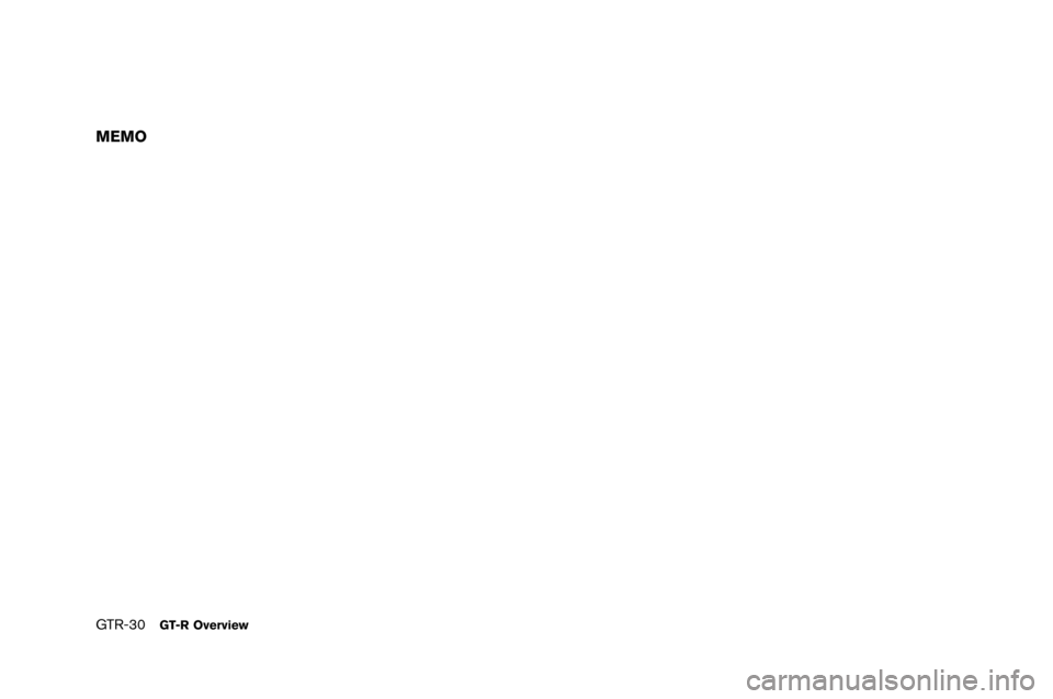 NISSAN GT-R 2015 R35 Owners Manual 