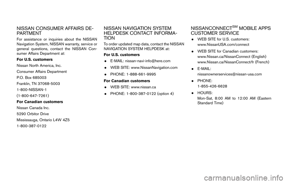 NISSAN MURANO 2015 3.G LC2 Kai Navigation Manual 