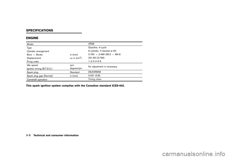 NISSAN GT-R 2017 R35 Owners Manual �������
�> �(�G�L�W� ����� �� �� �0�R�G�H�O� �����0�< �1�,�6�6�$�1 �*�7��5��5��� �2�0���(���5���8� �@
9-8Technical and consumer information
GUID-1B5848A1-885A-4B58-A0