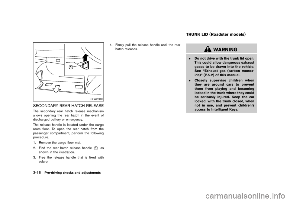 NISSAN 370Z 2010  Owners Manual 